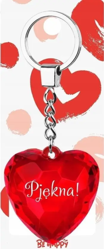 Varëse çelësash zemër Keyring Heart Gift Beautiful, metal, për dhuratë