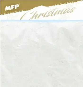 Borë artificiale dekorative MFP, 20 g, për Vit të Ri, e bardhë