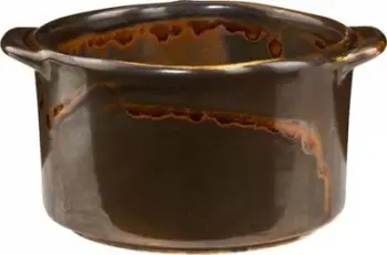 Enë ramekin Verlo Fire, porcelan 11.5 x 9.5 cm, ngjyrë bakri e vjetruar