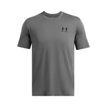 Bluzë sportive Under Armour Left Chest Logo, HeatGear, për meshkuj, e gjelbër