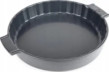 Tavë pite Peugeot, qeramike 28cm, formë rrumbullakët, gri e errët