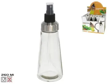Shishe sprej për vaj dhe uthull Vinagrera, 260ml, qelq, transparente