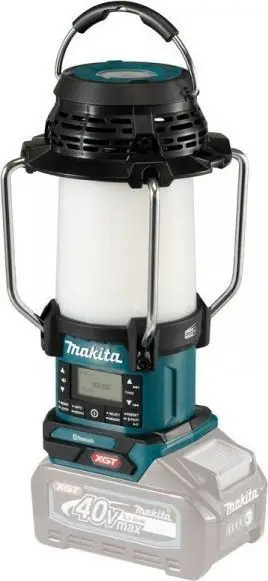 Radio pune Makita XGT 40V, me llambë LED, Bluetooth, jeshile