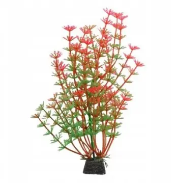 Bimë dekorative akuariumi Aqua Natura Dill Shoots, plastike, 20 cm, jeshile e kuqe