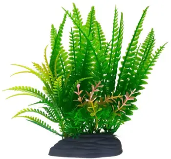 Bimë artificiale për akuarium Aqua Natura Fern, 18 cm, plastike, jeshile