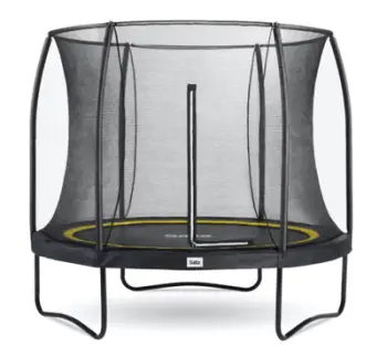 Trampolinë kopshti Salta Comfort Edition, 153 cm, rrjetë mbrojtëse, e zezë