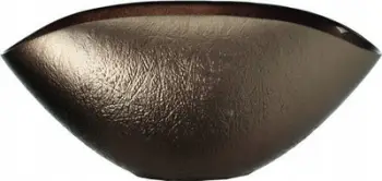 Enë dekorative Leonardo Como Bowl, 28x14 cm, xham, bronzi