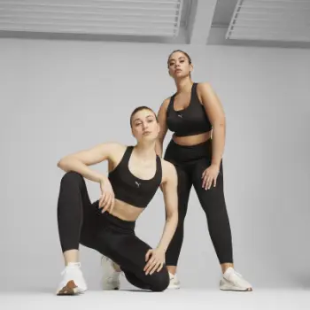 Reçipeta sportive Puma 4Keeps, mbështetje e mesme, dryCELL, e zezë