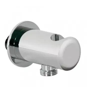 Konektor këndor me mbajtëse Tres Selection, G 1/2", krom