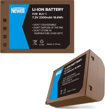 Bateri për aparat fotografik Newell BLX-1, 2300mAh, USB-C