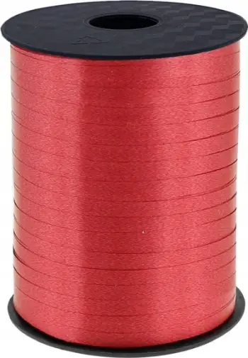 Shirit dekorativ Godan Pastel Ribbon Red, 458 m, 0.5 cm, i kuq