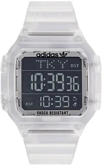 Orë digjitale Adidas, e bardhë