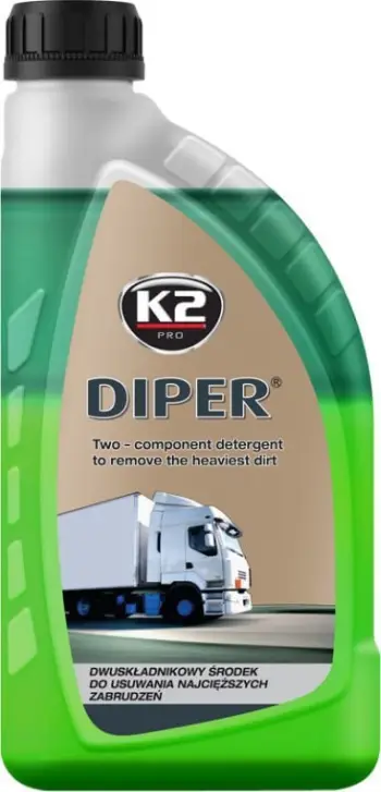 Detergjent alkalik K2 Difficult Dirt Remover Diper M802, koncentrat, 1L