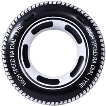 Rreth noti fryrës Avenli Jilong Tire 37600, 115cm, me doreza, i zi bardh e