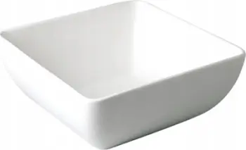 Pjatë e thellë katrore Verlo Buffet Square, 21x21 cm, 2000 ml, e bardhë