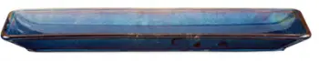 Pjatancë drejtkëndëshe porcelani Deep Blue, 30.5x14 cm, blu e errët