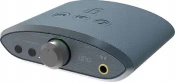 DAC dhe amplifikator kufjesh iFi Audio Uno, USB, Hi Res, gri blu