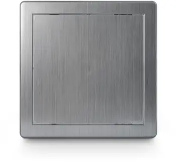 Derë inspektimi Awenta DT, 150 x 150mm, plastikë ABS, argjendtë