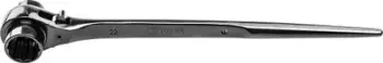 Çelës skelash Topex Scaffold Wrench, 19x22 mm, me racë, i zi