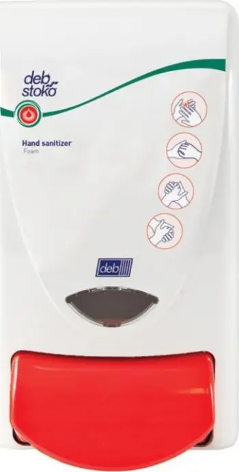 Dispenser dezinfektues duarsh Deb Instant Foam, murale, 1000ml, i bardhë