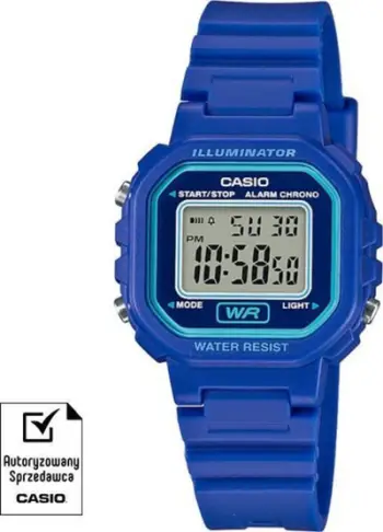 Ora dore Casio LA-20WH-2AEF, digjitale, për vajza, e kaltër