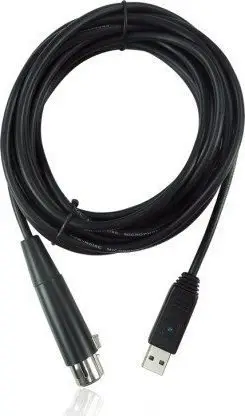 Kabllo audio USB për mikrofon Behringer LITTLE 2 USB, XLR në USB, 5m, e zezë