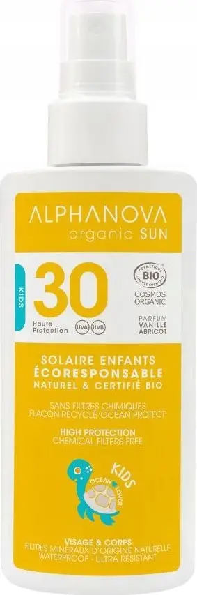 Sprej mbrojtës dielli Alphanova Bebe Bio, SPF 30, 125g