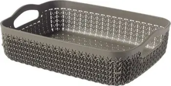 Shportë organizuese Curver KNIT Basket A5 00771-X59, plastike, kafe