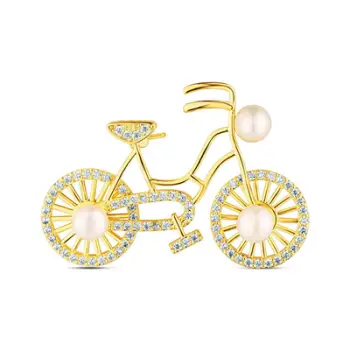 Karficë për femra JwL Luxury Pearls Kolo JL0866, e artë/ e bardhë