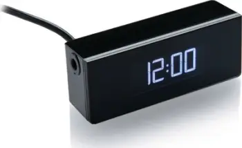 Orë dixhitale tavoline Philips 22AV1860A, ekran LED, lidhje USB, e zezë