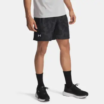 Shorts kompresimi Under Armour Launch, rrjetë frymëmarrëse, për meshkuj, të zinj