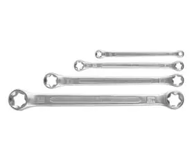 Set çelësa unazorë TORX Yato YT-0530, E6-E24, 4 copë, argjendtë