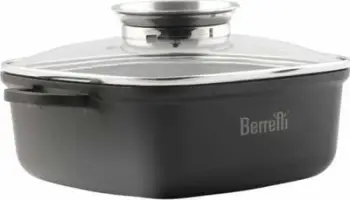 Tiganë furre Berretti Pot Roaster 2in1, 2.5 L, 20 x 20 cm, gri me granit