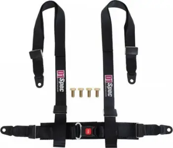 Rripa gare D1Spec 4 pika 2", set, të zinj