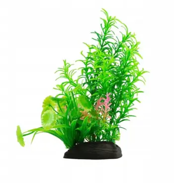 Bimë dekorative akuariumi pa markë, plastike, 20 cm, jeshile