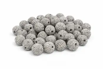 Media filtruese për akuarium Aqua Natura Raw Ore Ball, 24mm, 0.5kg, gri