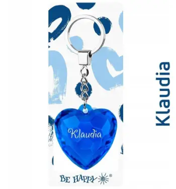 Varëse çelësash Happy Color Herz Klaudia, formë zemre, për gra, blu
