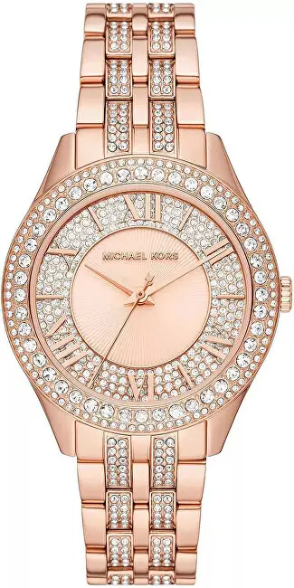 Orë për femra Michael Kors Harlowe MK4710, e artë rozë