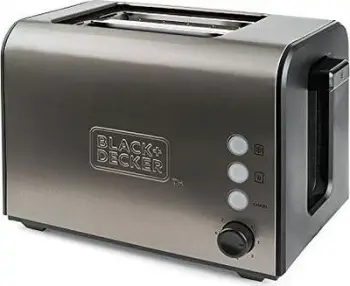 Toster Black &amp; Decker ES9600060B, 900W, inoks, argjendtë
