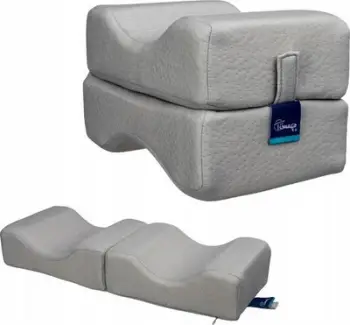 Jastëk ortopedik Tibmag Lower Limbs Separator Spacer, shkumë termoelastike, për ndarjen e këmbëve, gri