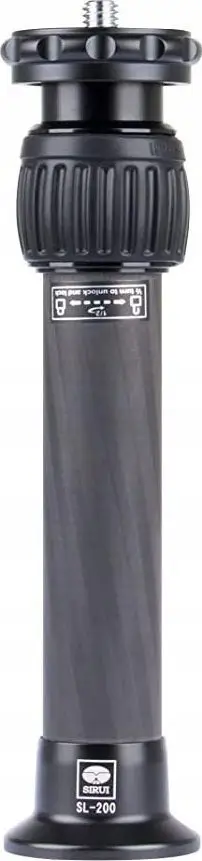 Kolonë qendrore tripodi SIRUI SL-200, fibër karboni, 32 cm, e zezë