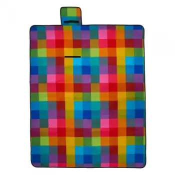 Batanije pikniku Heinner Fleece Rainbow, 150x180 cm, poliester, shumëngjyrëshe