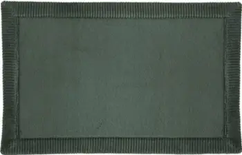 Tapet banjoje 5five Green Soft Trio, memory foam, 80x50 cm, jeshile e errët