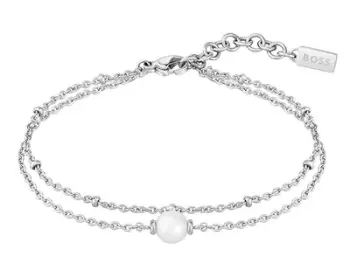 Byzylyk për femra Hugo Boss Cora 1580268, i argjendtë