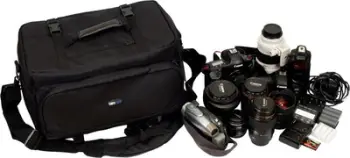 Çantë fotografike Camrock Tank X60, kapacitet i madh, mbulesë shiu, e zezë