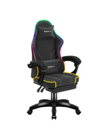 Karrige gaming Huzaro Force 3.7 RGB, ndriçim LED, e zezë