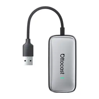 Adapter makine Ottocast Play2Video Plus, CarPlay pa kabllo, Android Auto pa kabllo, i zi