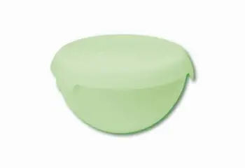 Enë plastike kuzhine Practic Bubbles, 1.5L, me kapak, jeshile