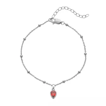 Byzylyk për femra Hot Diamonds Silver Whisper SWB025, i argjendtë
