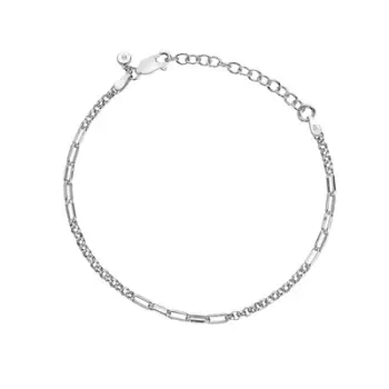 Byzylyk për femra Hot Diamonds Linked DL702, i argjendtë